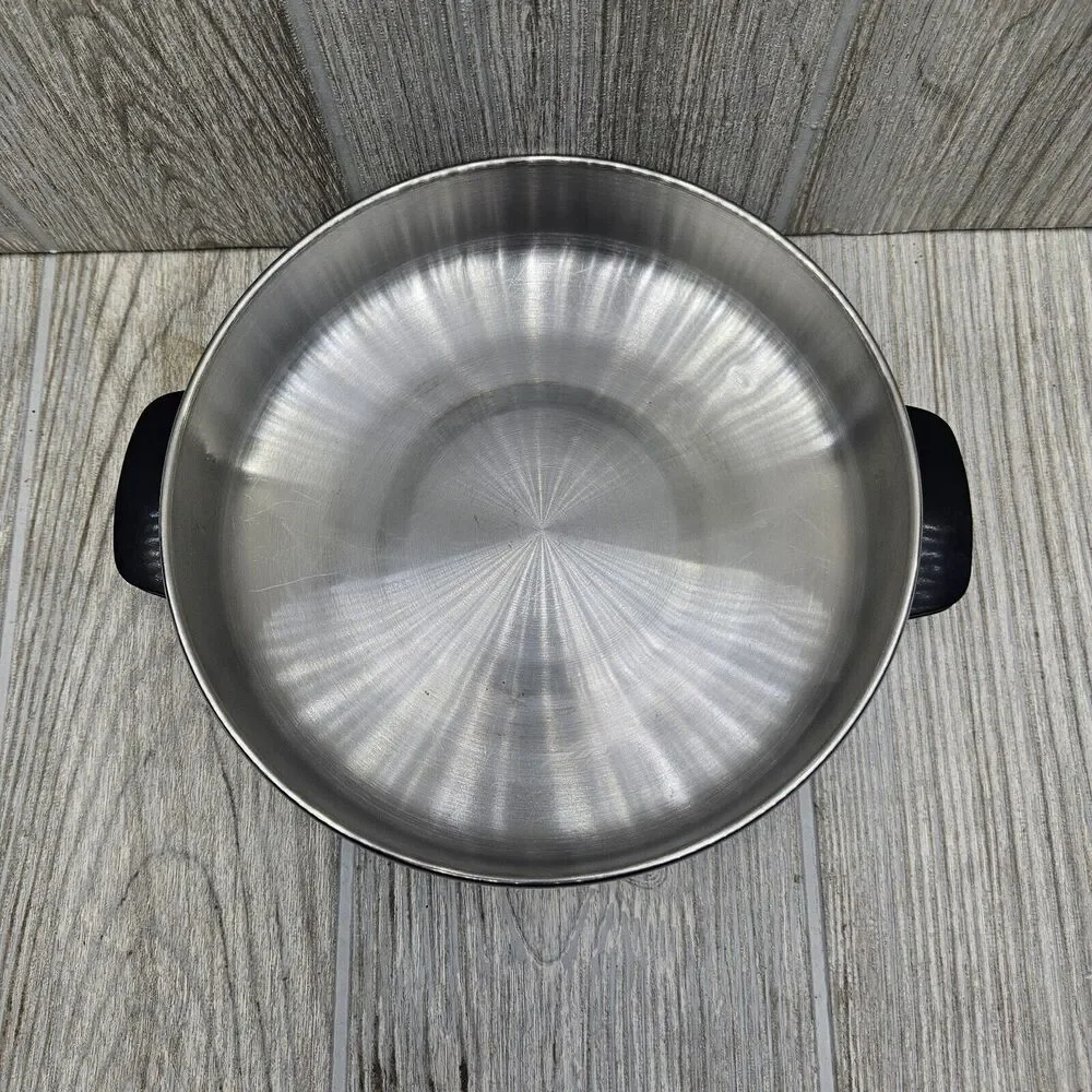 Vintage Royal Queen West Bend Stainless Dome Lid Replacement For Saucepan